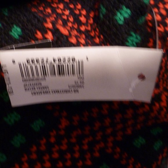 Holiday Special  Santa's Bestie Christmas Sweater Red Green/ NEW  sz L - Picture 7 of 8